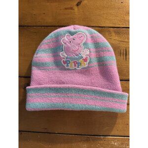 Peppa Pig Pink Beanie Hat Kids Girls
